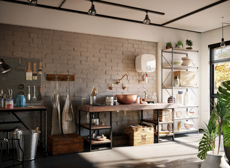 Chauffe-eau 15L sur évier  SAUTER LIQUINE - Zoom2